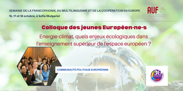 Colloque jeunes europeens