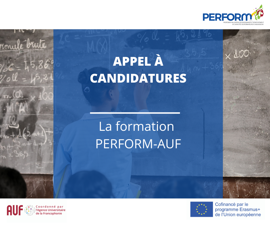 APPEL À CANDIDATURES