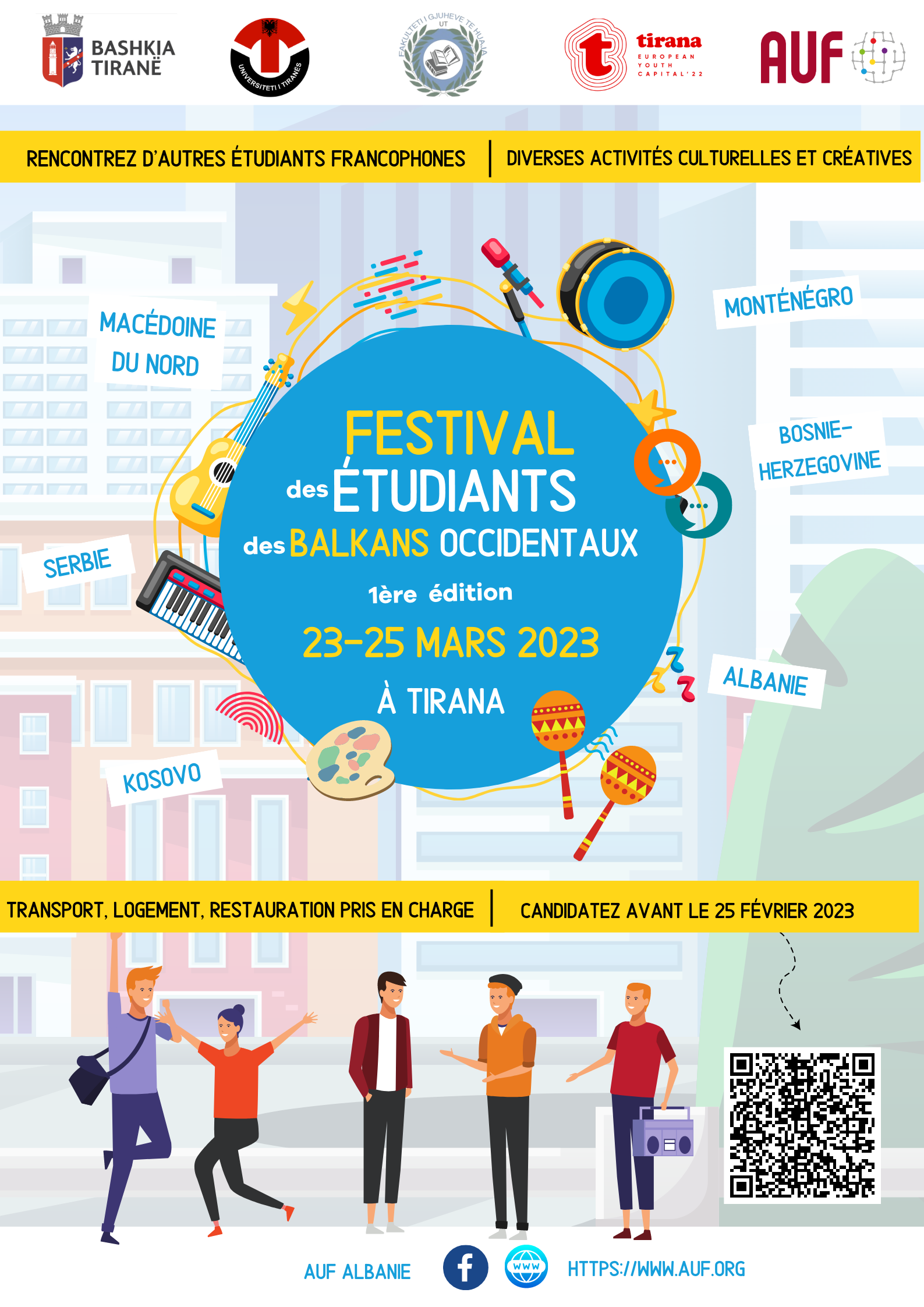 Affiche festival des étudiants du Balkan (1)